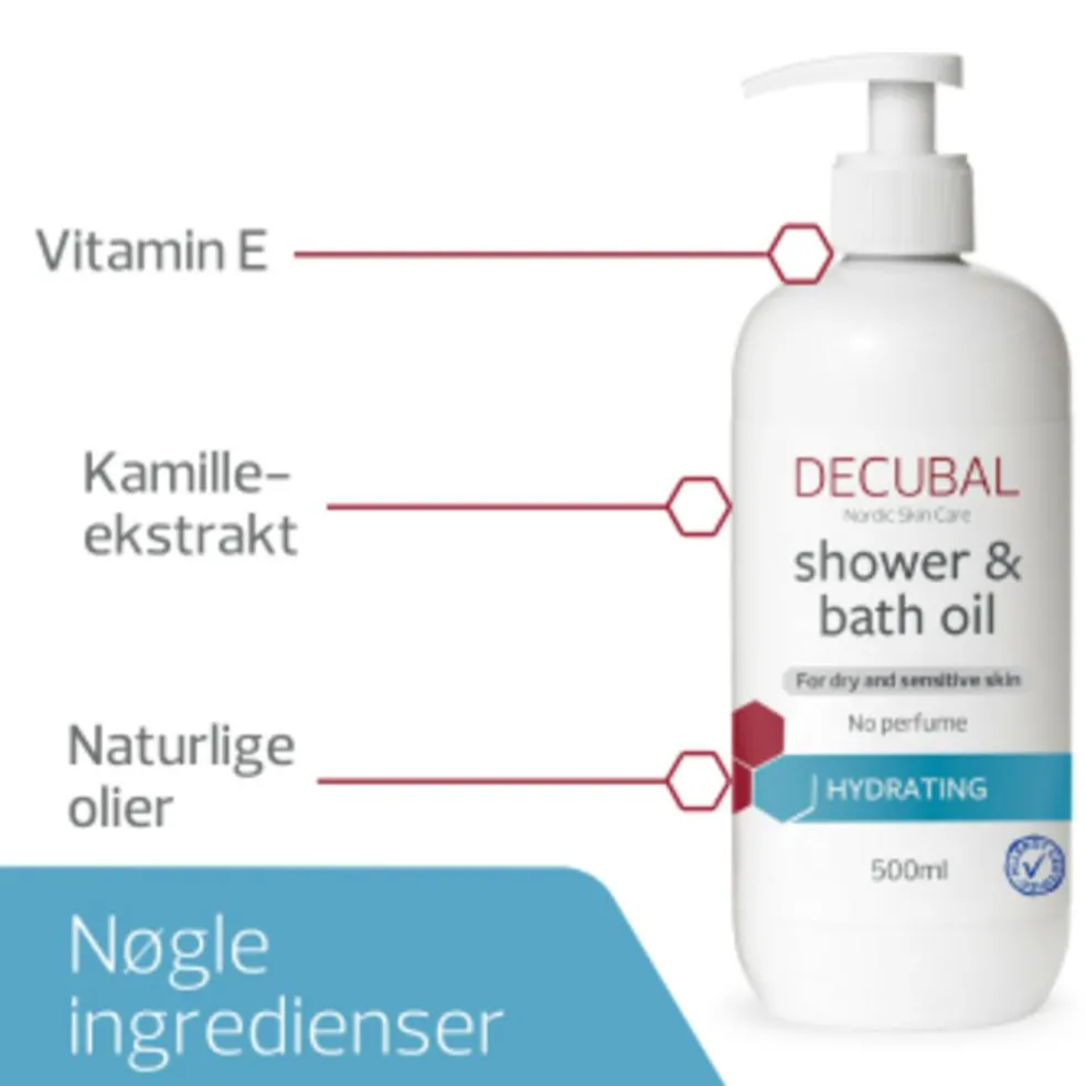 Shower & bath oil