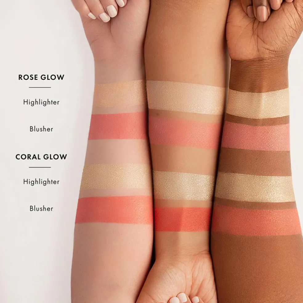 Silk Glow Duo, Blush & Highlighter
