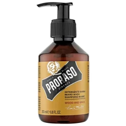 Skægshampoo, Wood & Spice, 200 ml.