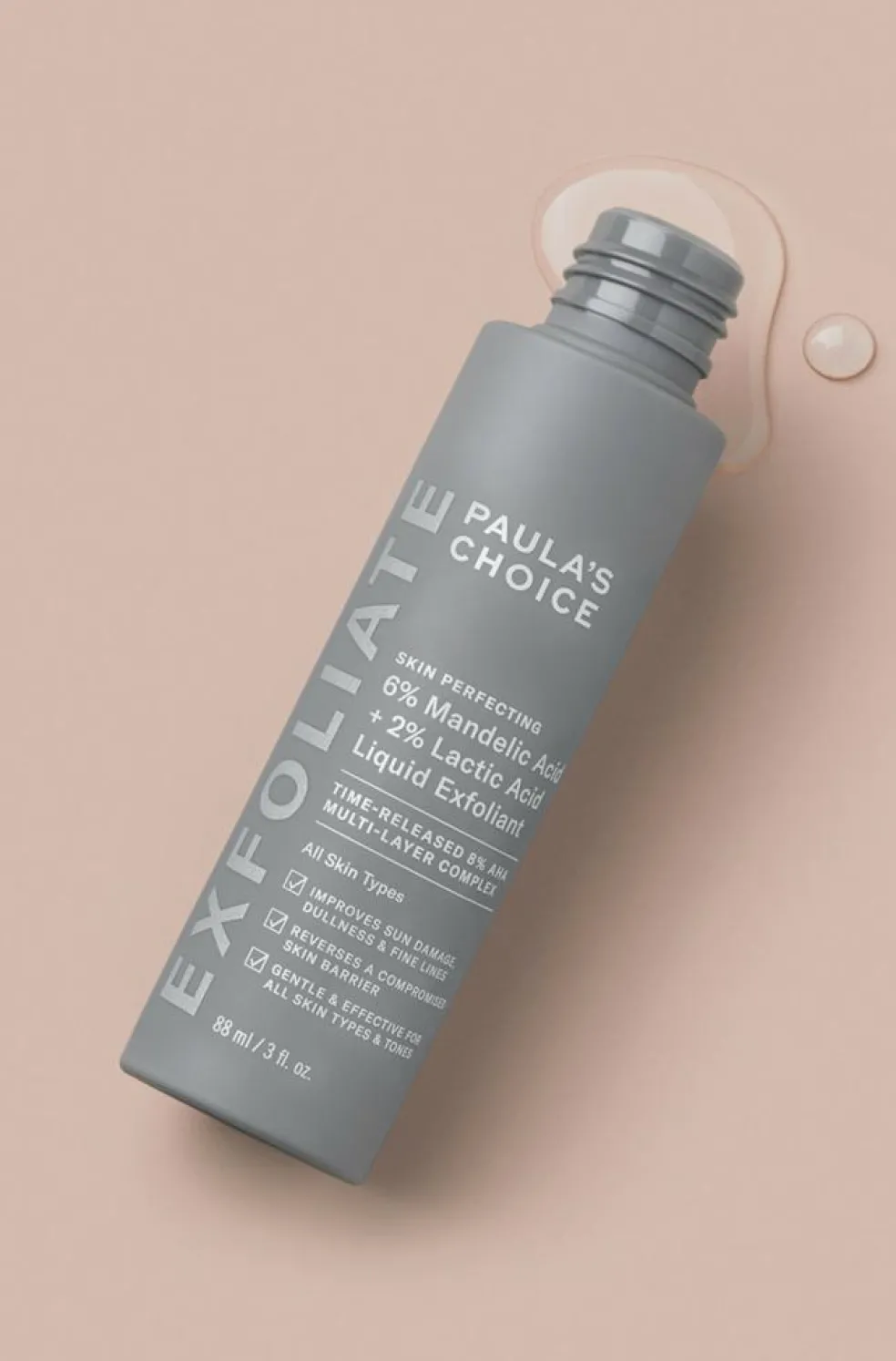 Skin Perfecting 6% Mandelic Acid + 2% Lactic Acid Liquid Exfoliant