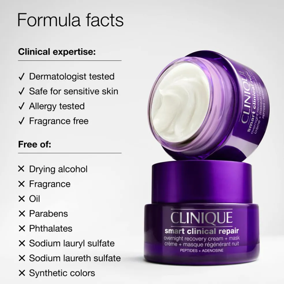Smart Clinical Repair Overnight Recovery Cream and Mask