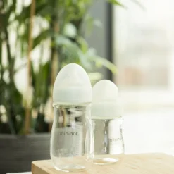 Sutteflaske glas