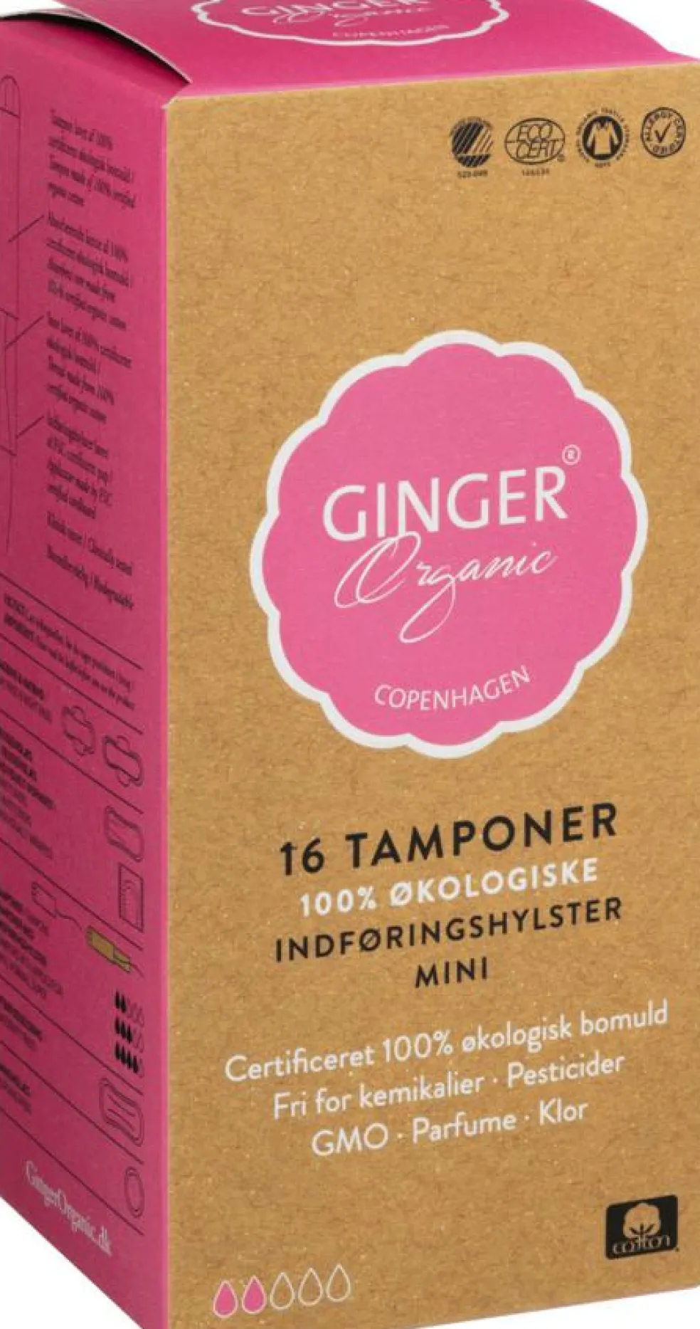 Tampon m/indføring - Mini