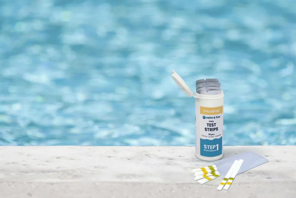 Test Strips Chlorine/pH/Stabilizer