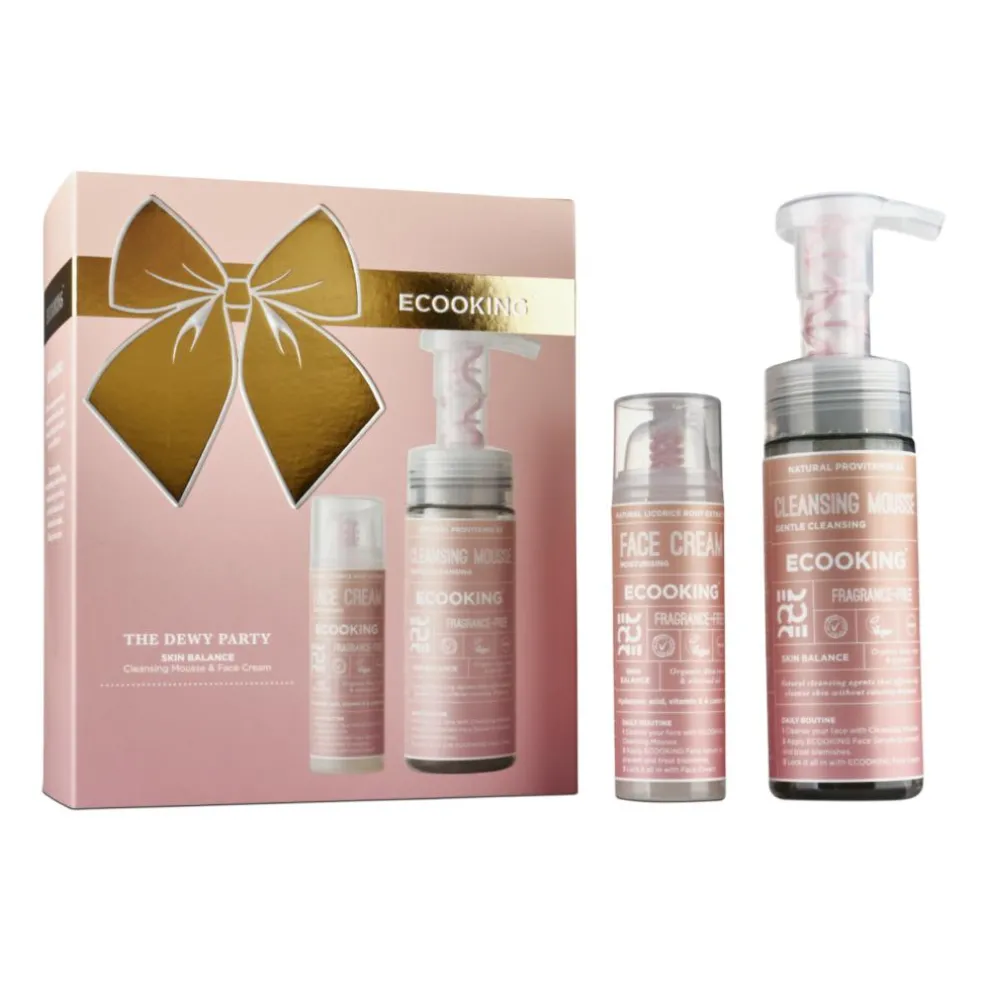 The Dewy Party Skin Balance Fragrance Free Gaveæske