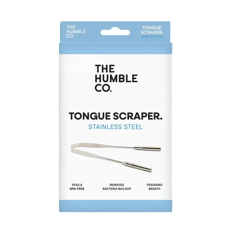 Tongue scraper, stainless steel