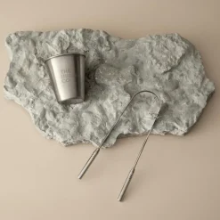 Tongue scraper, stainless steel