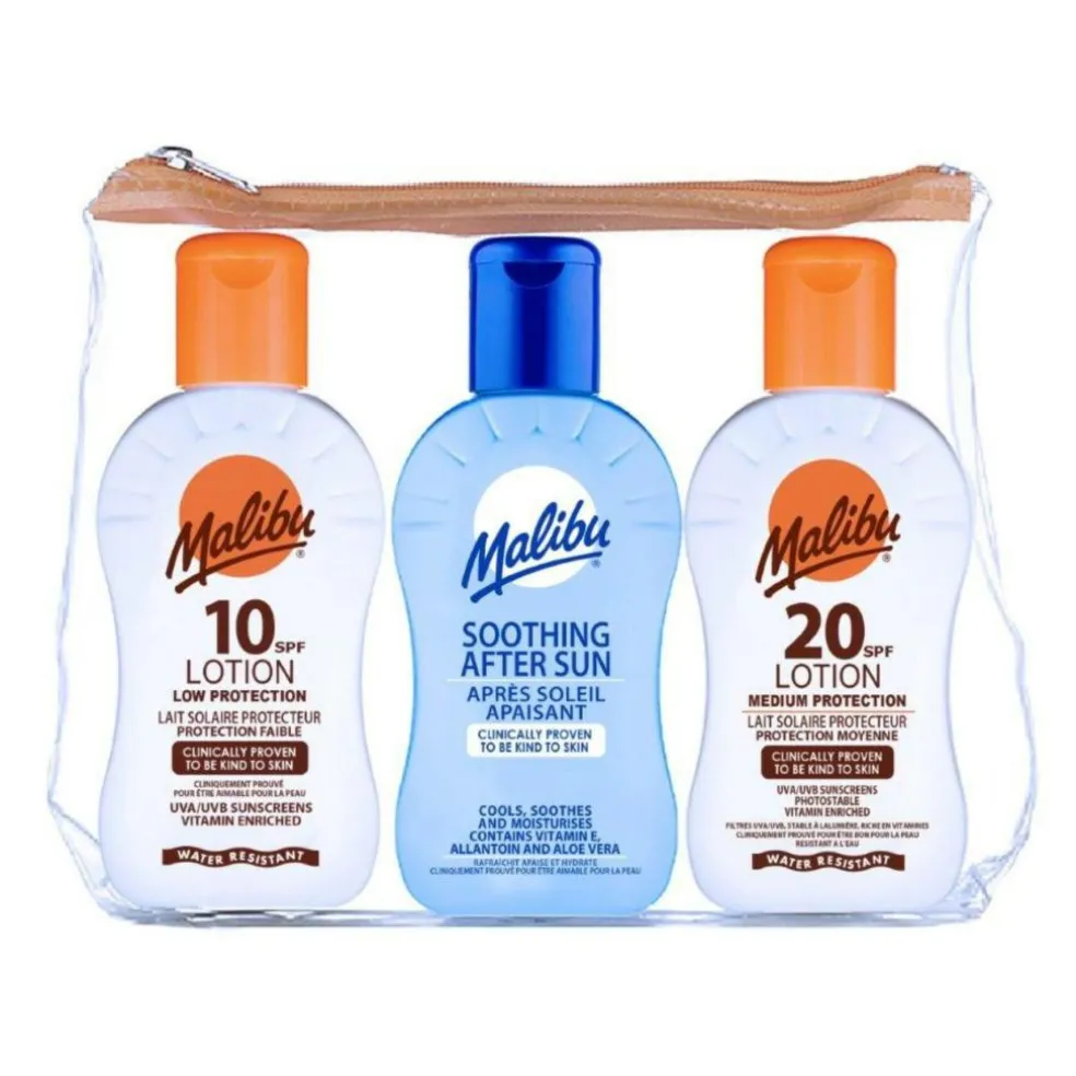 Travel Essentials, Sun Lotion and Soothing Aloe Vera Aftersun Lotion, Low t