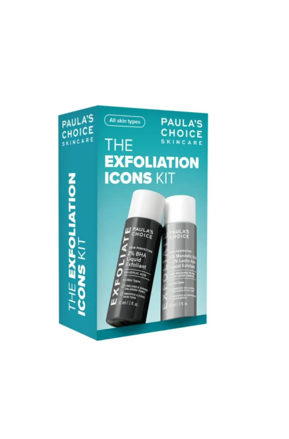 Trial Kit 2% BHA/6% Mandelic + 2% Lactic Acid AHA Liquid Exfoliant
