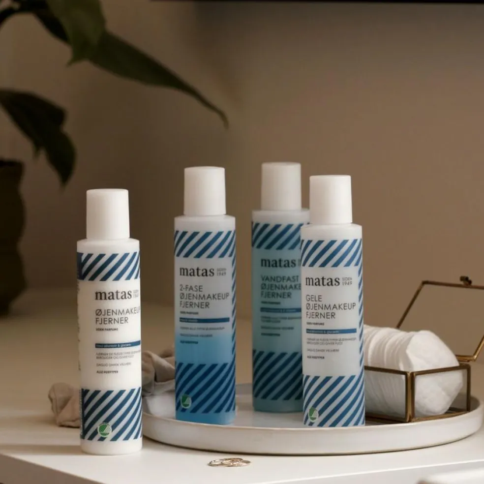 Vandfast Øjenmakeupfjerner til Alle Hudtyper Uden Parfume