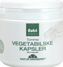 Vegetabilske kapsler tomme